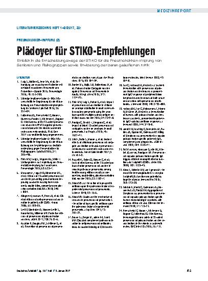 Vorschauseite 4: Pneumokokken-Impfung (2): Plädoyer für STIKO-Empfehlungen