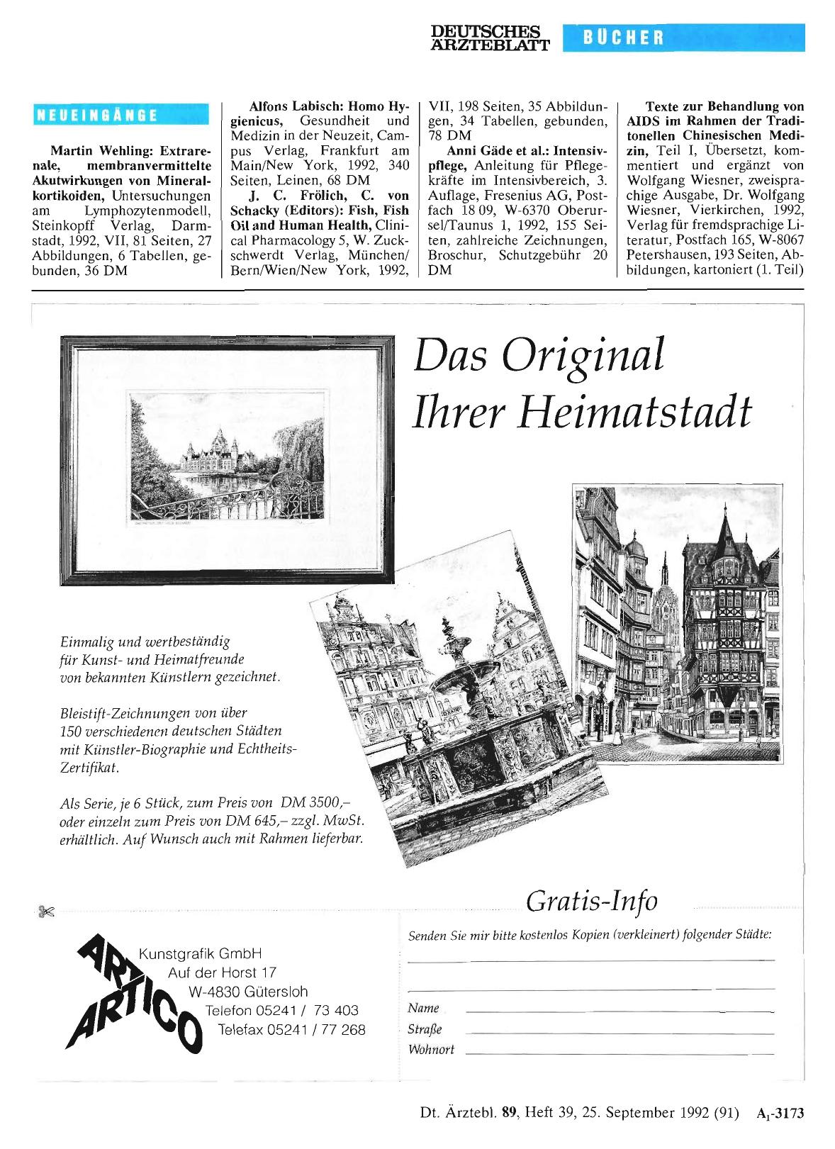 Vorschauseite 1: Neueingänge