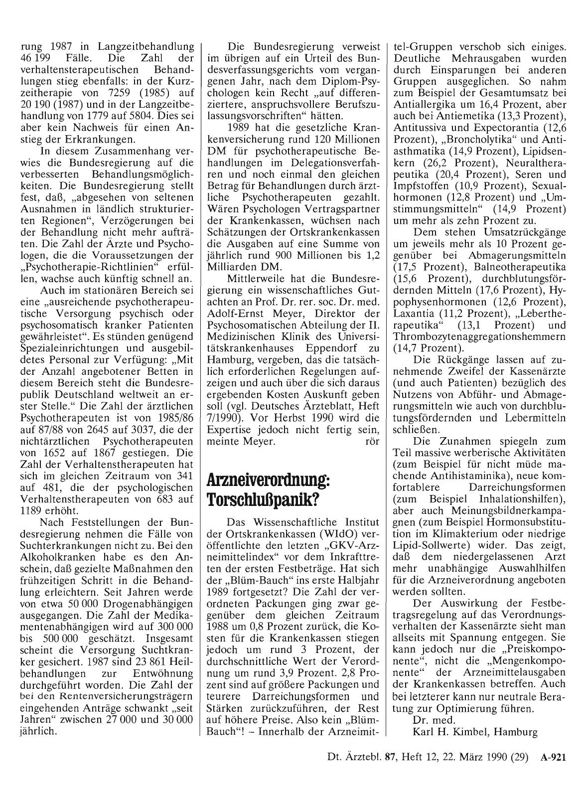 Vorschauseite 1: Arzneiverordnung: Torschlußpanik?