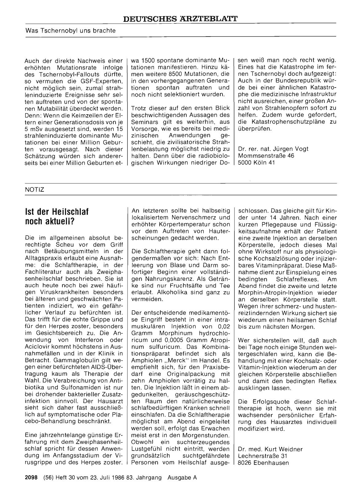 Vorschauseite 1: Ist der Heilschlaf noch aktuell?