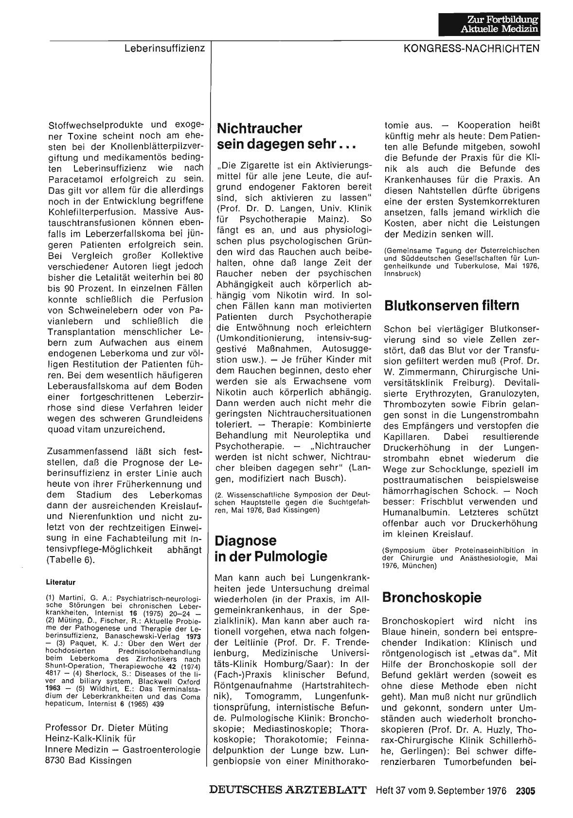 Vorschauseite 1: Nichtraucher sein dagegen sehr. ..