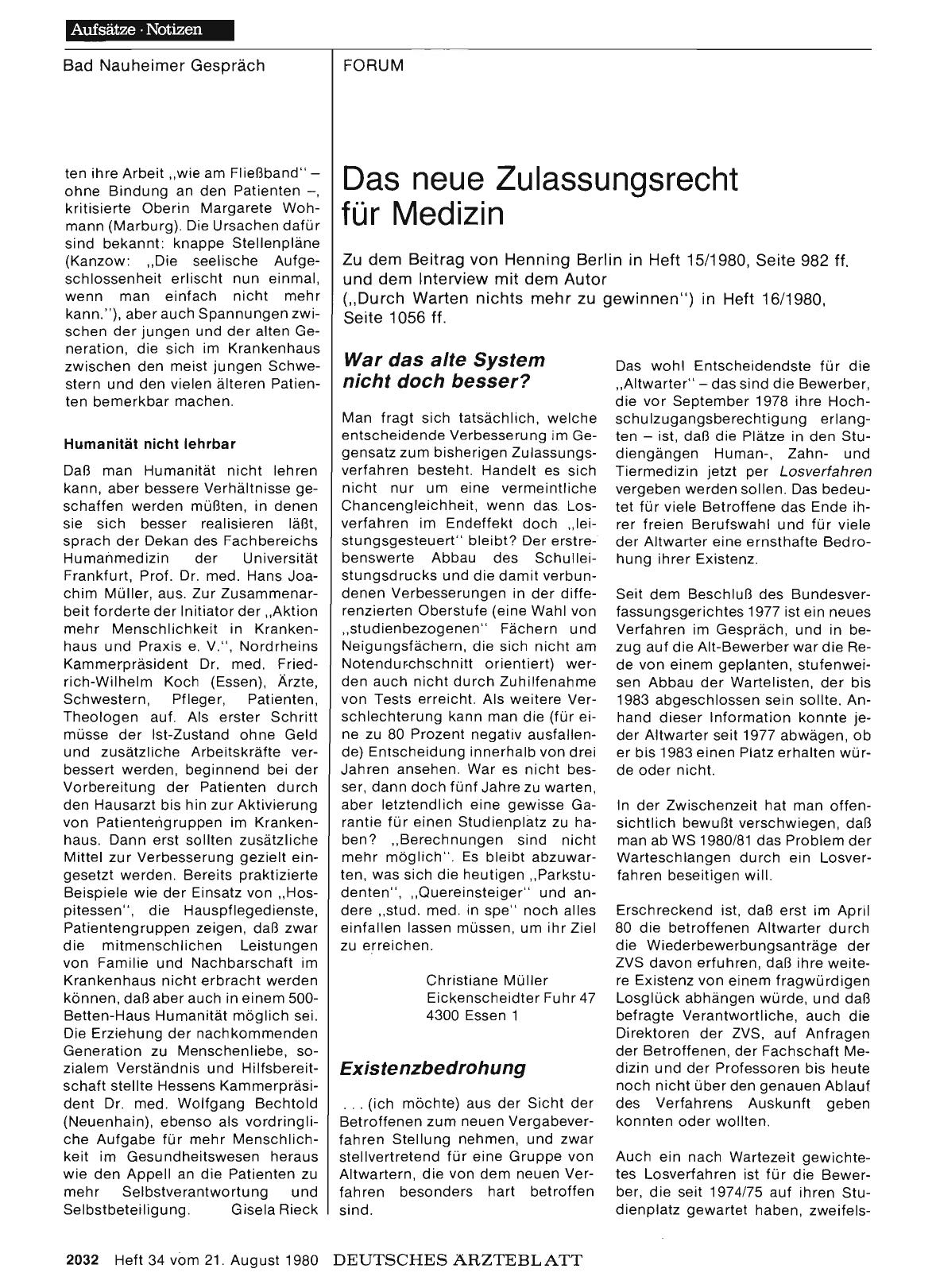 Vorschauseite 1: Das neue Zulassungsrecht für Medizin: Existenzbedrohung