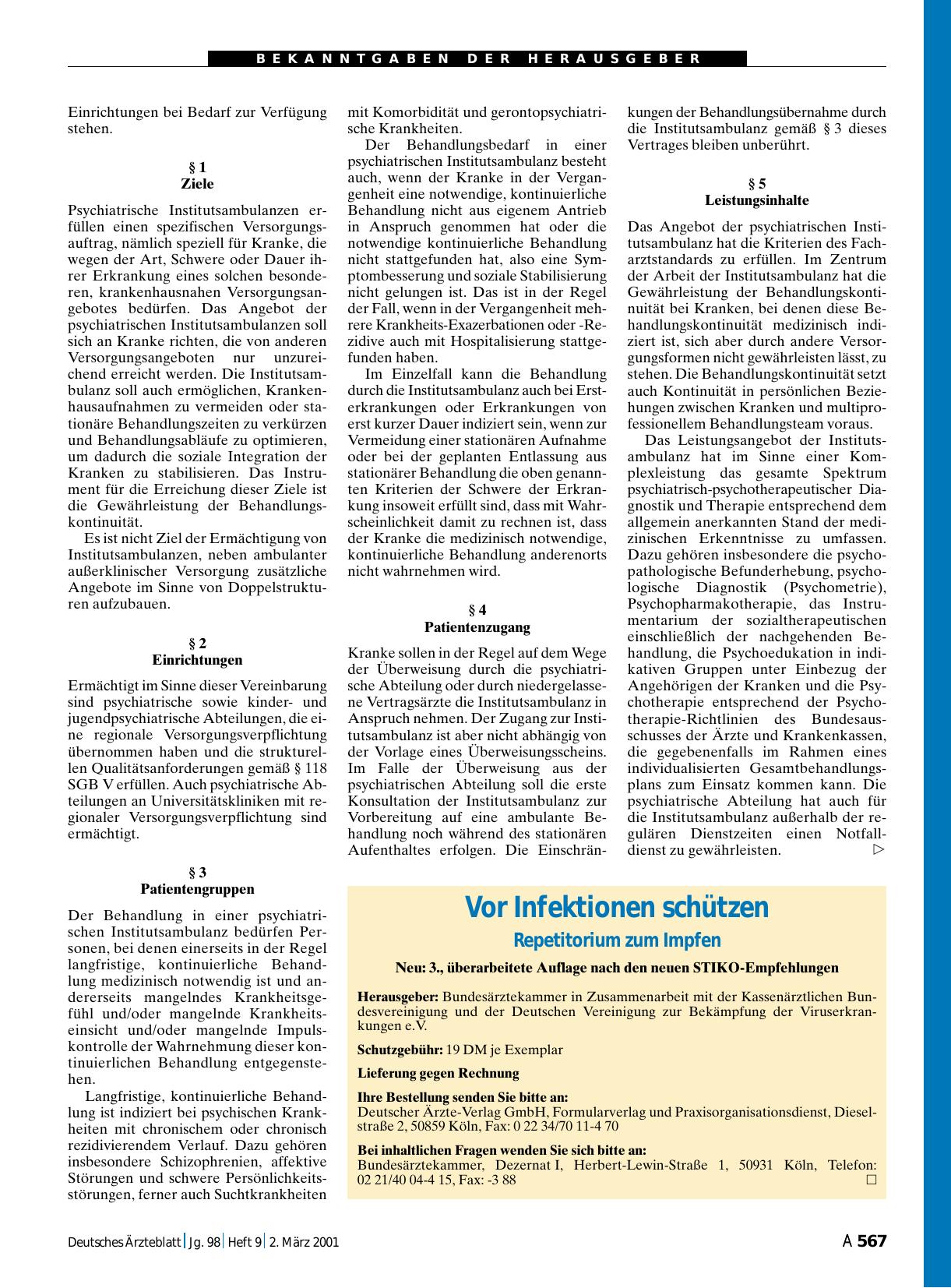 Vorschauseite 1: Vor Infektionen schützen: Repetitorium zum Impfen