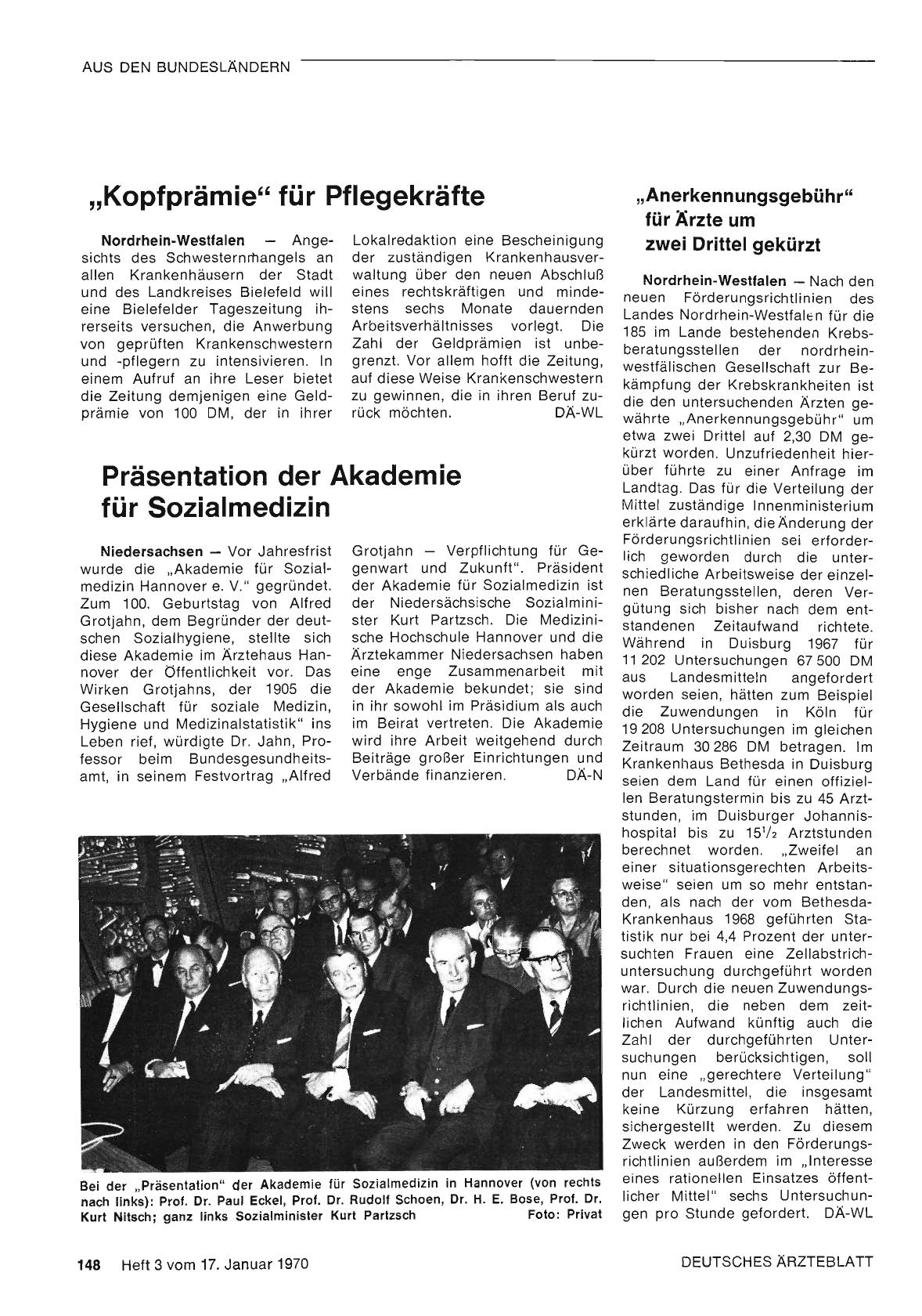 Vorschauseite 1: „Kopfprämie" für Pflegekräfte