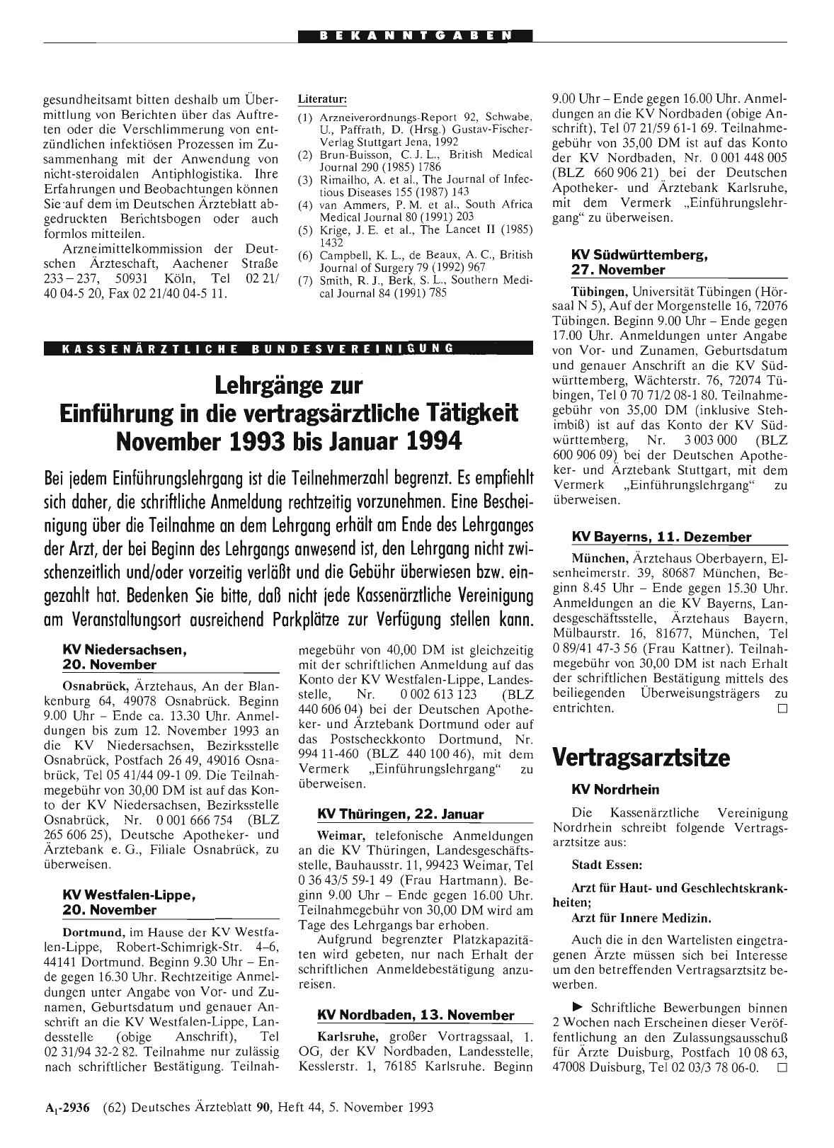 Vorschauseite 1: Vertragsarztsitze