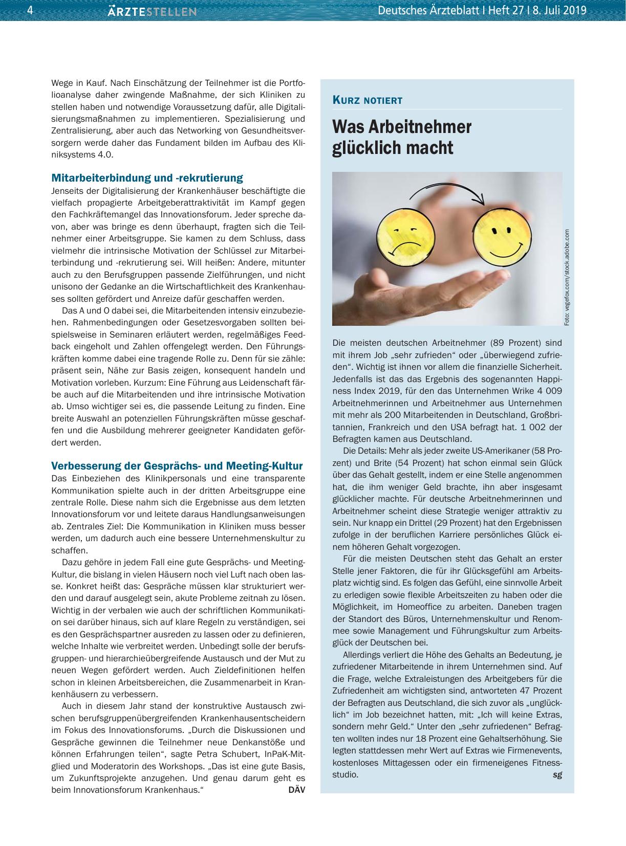 Vorschauseite 1: Was Arbeitnehmer glücklich macht