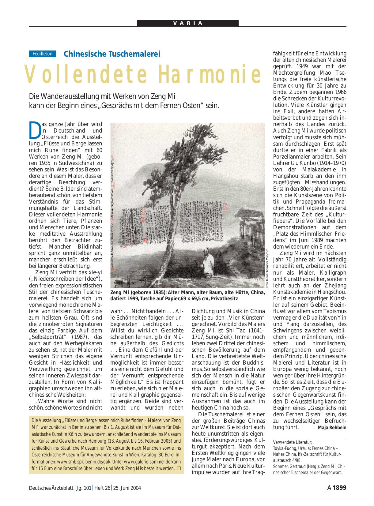 Vorschauseite 1: Chinesische Tuschemalerei: Vollendete Harmonie