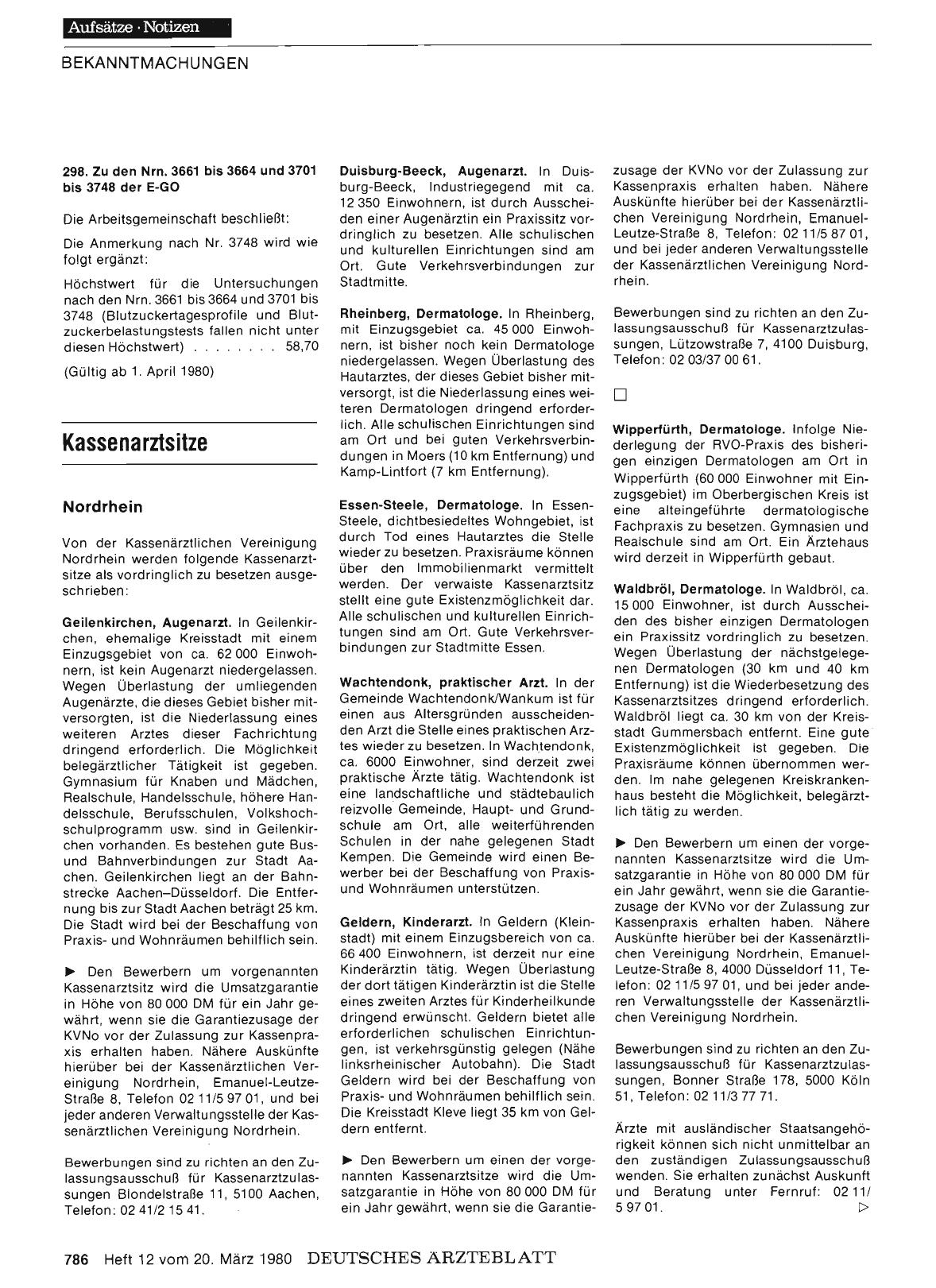 Vorschauseite 1: Kassenarztsitze