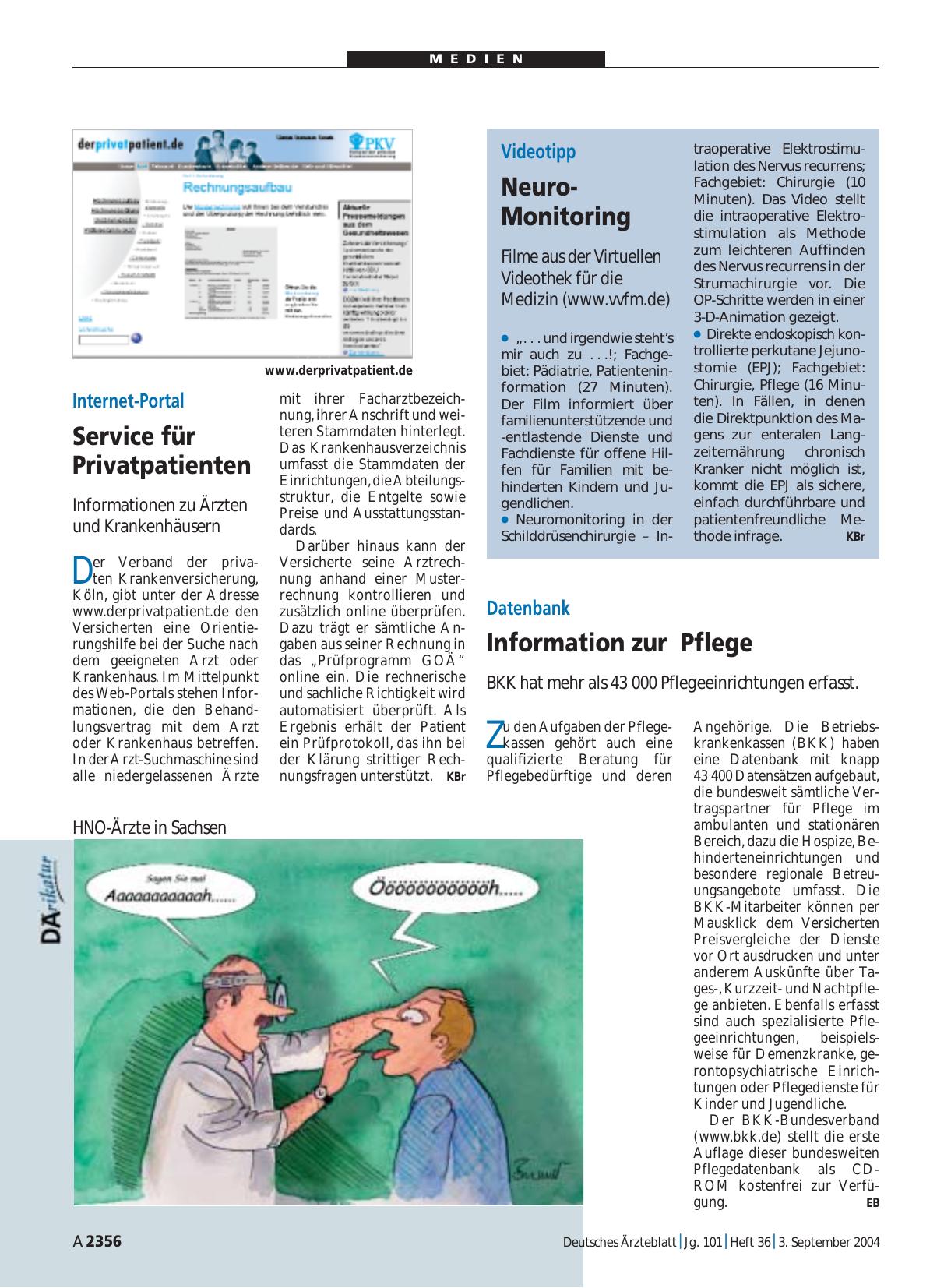 Vorschauseite 1: Videotipp: Neuro-Monitoring