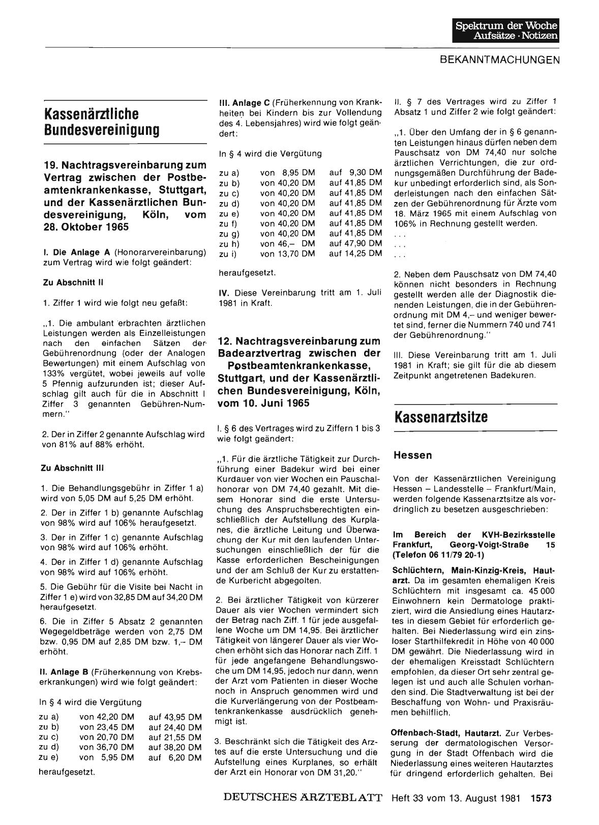 Vorschauseite 1: Kassenärztliche Bundesvereinigung