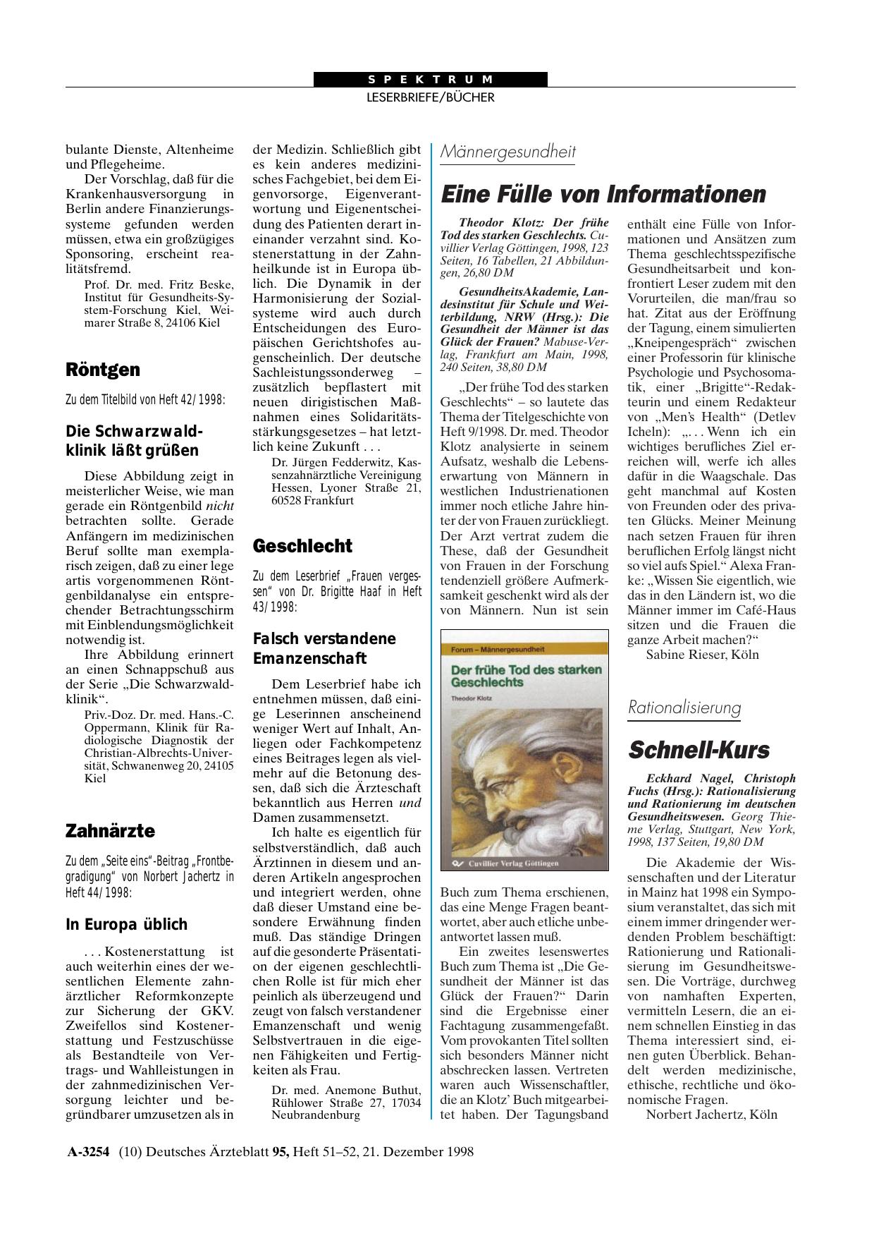 Vorschauseite 1: Rationalisierung und Rationierung im deutschen Gesundheitswesen