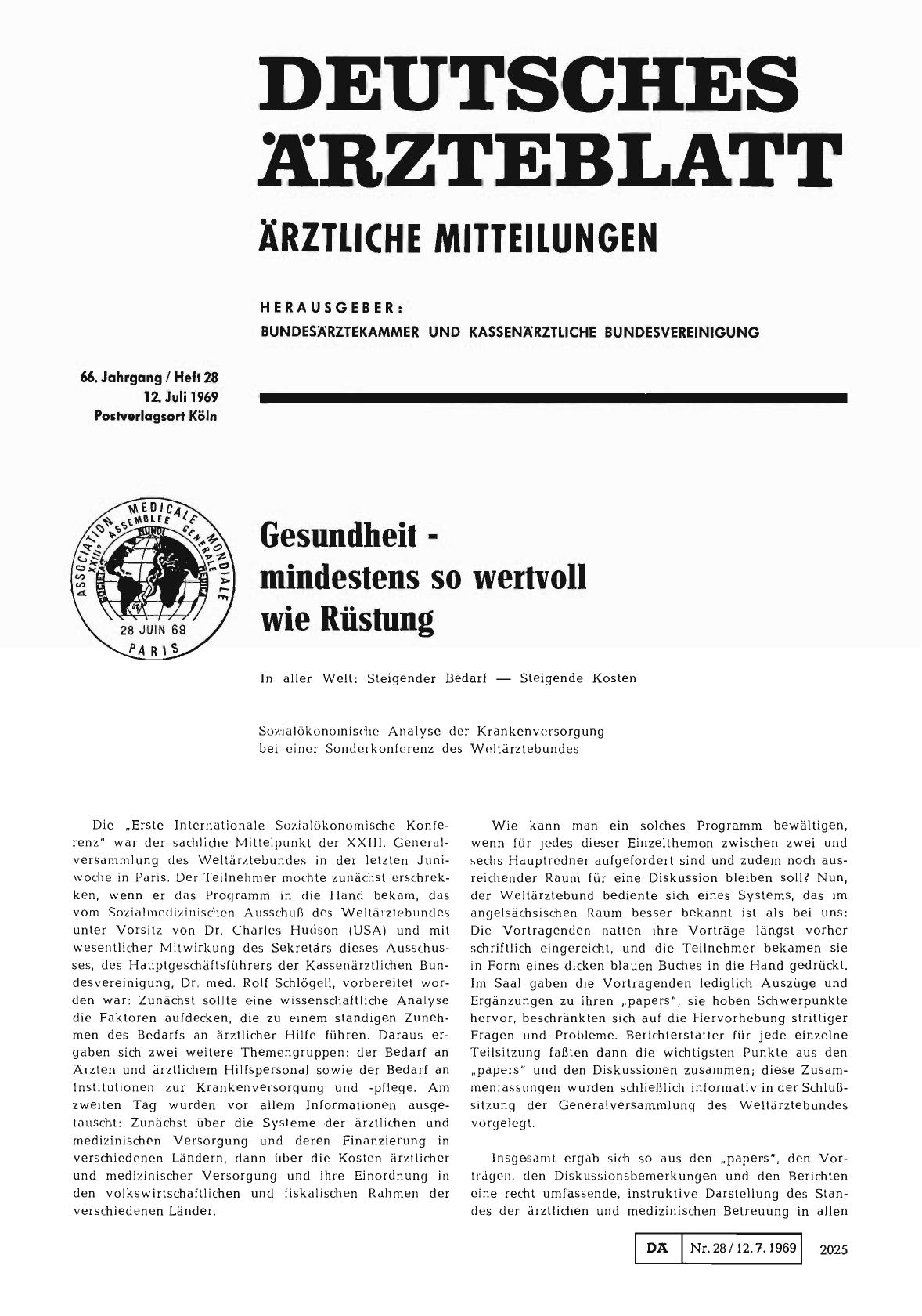 Vorschauseite 1: Gesundheit - mindestens so wertvoll wie Rüstung