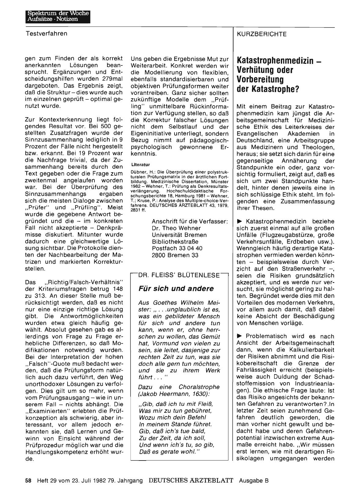 Vorschauseite 1: Katastrophenmedizin - Verhütung oder Vorbereitung der Katastrophe?