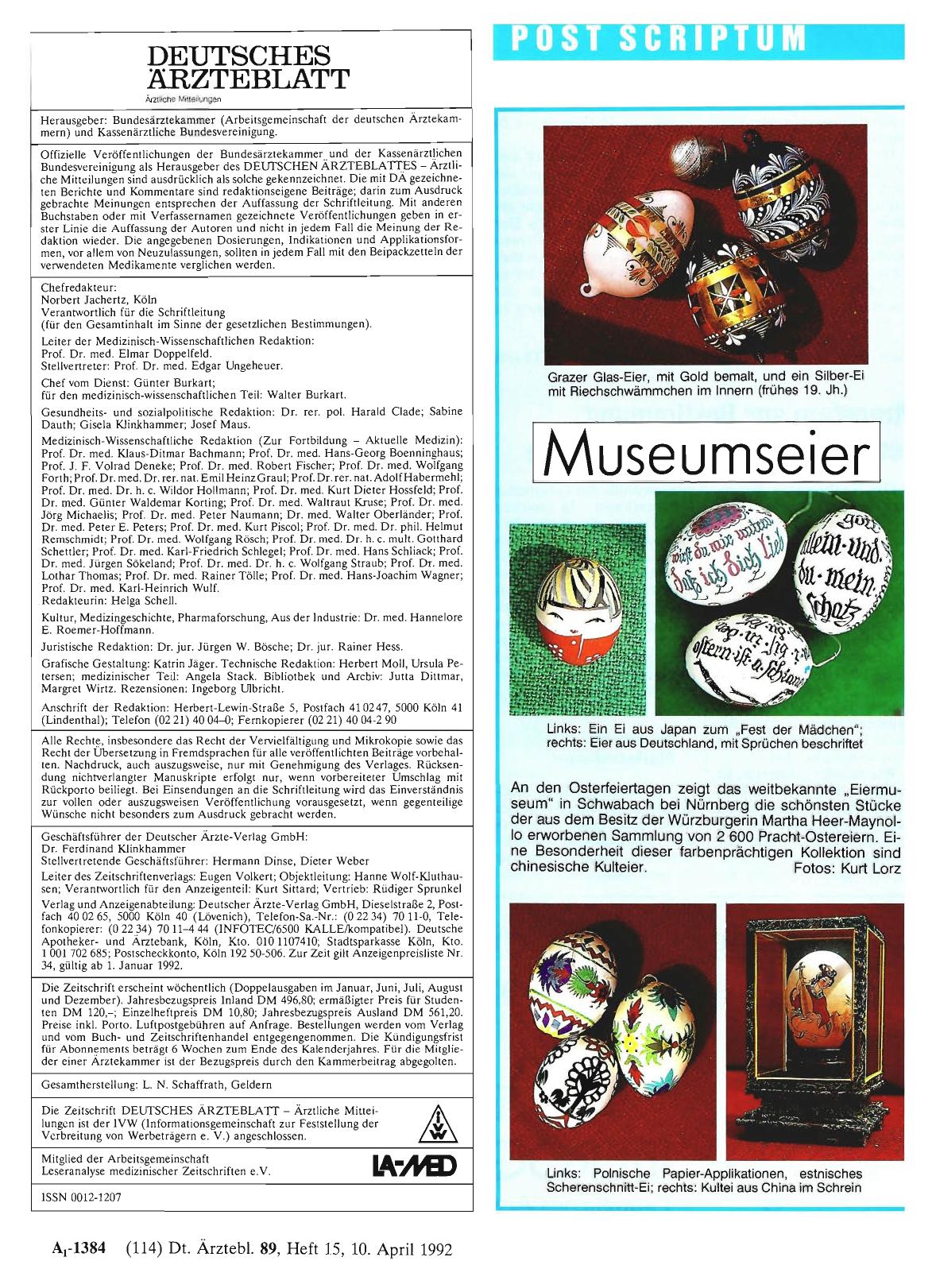 Vorschauseite 1: Museumseier