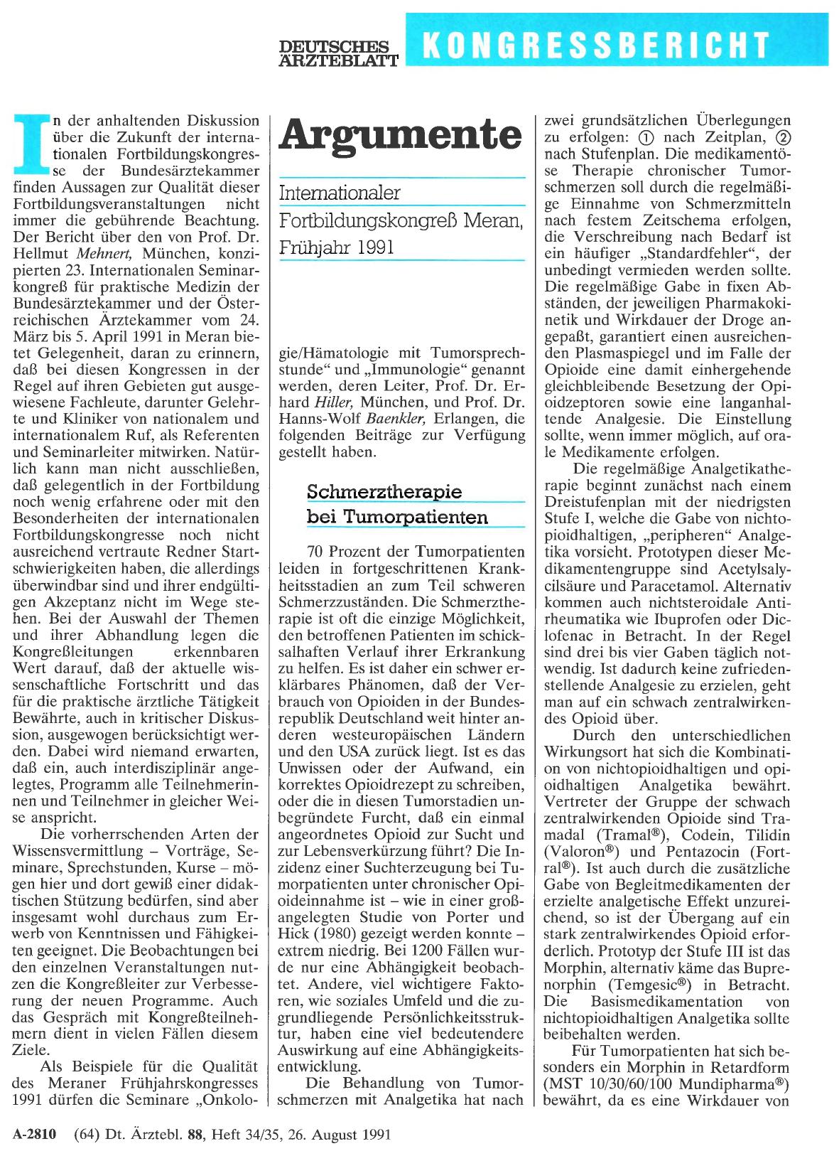 Vorschauseite 1: Argumente