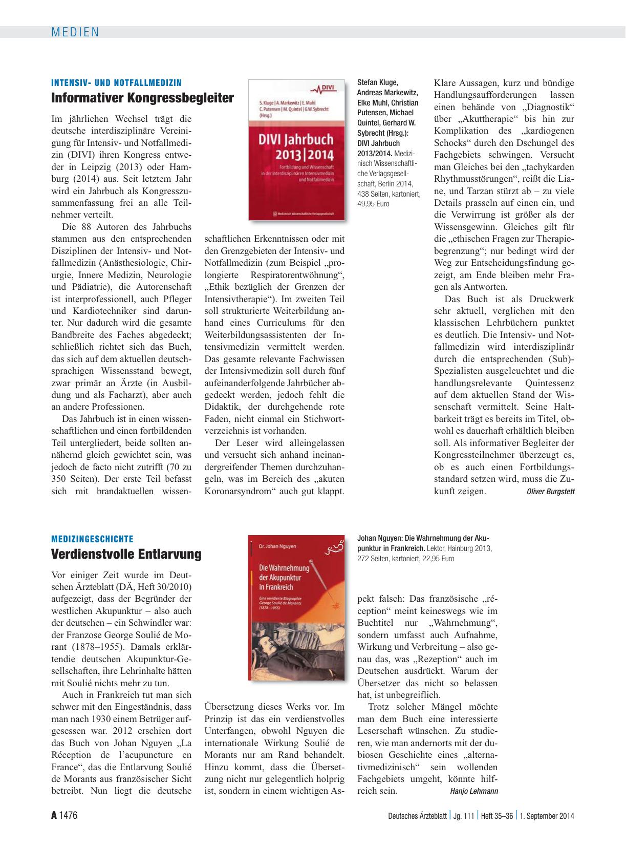 Vorschauseite 1: Intensivund Notfallmedizin: Informativer Kongressbegleiter