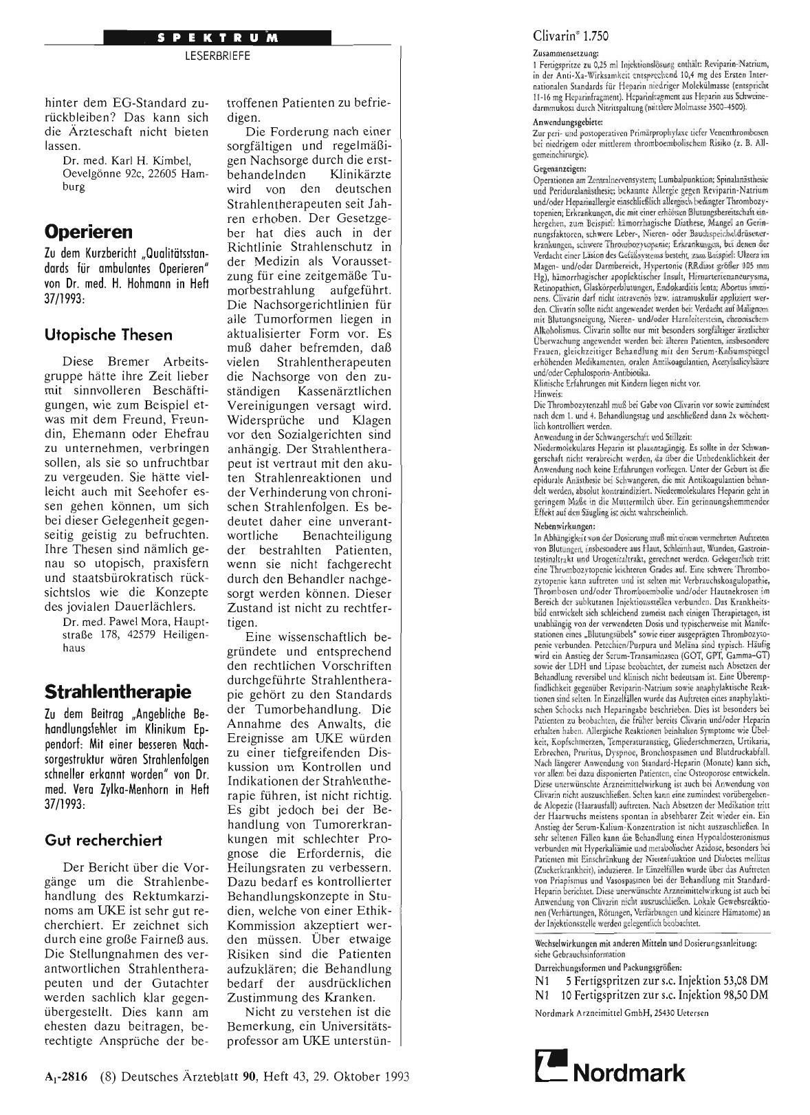 Vorschauseite 1: Strahlentherapie: Gut recherchiert
