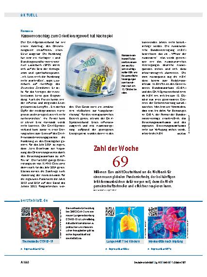 Vorschauseite 1: Zahl der Woche 69