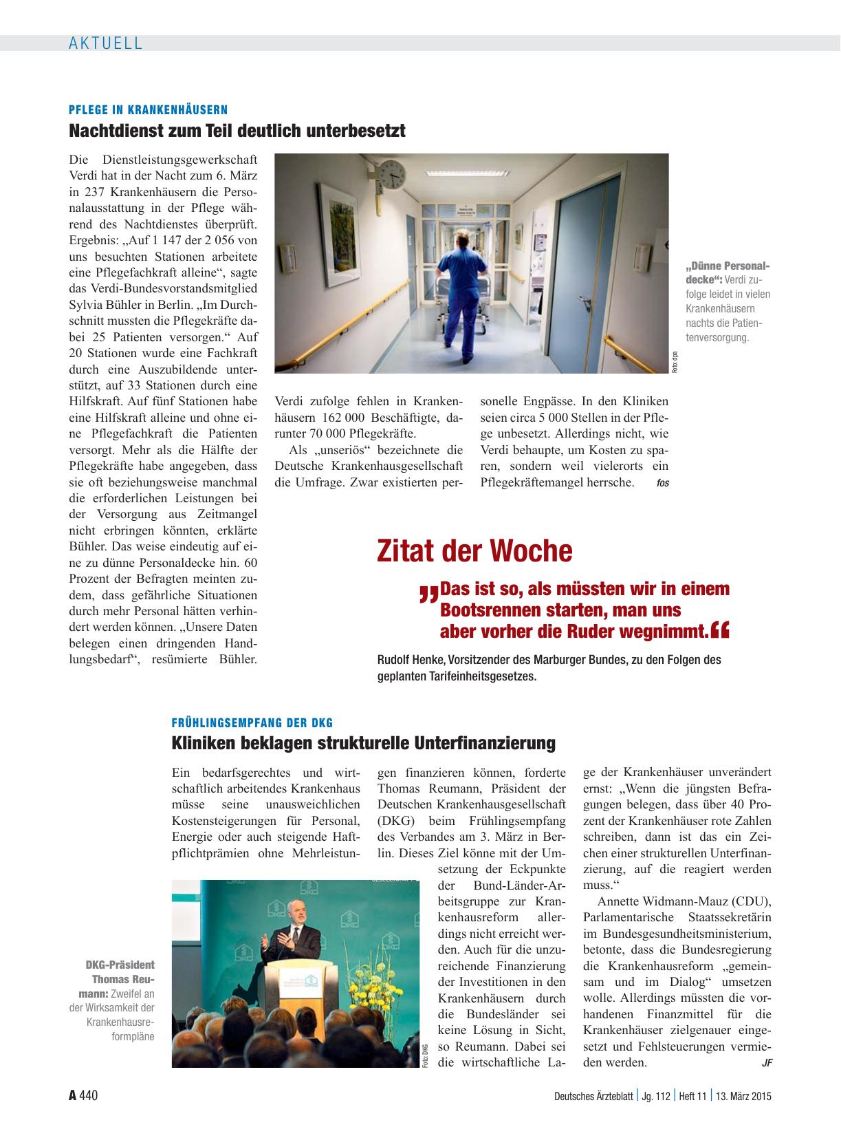Vorschauseite 1: Zitat der Woche