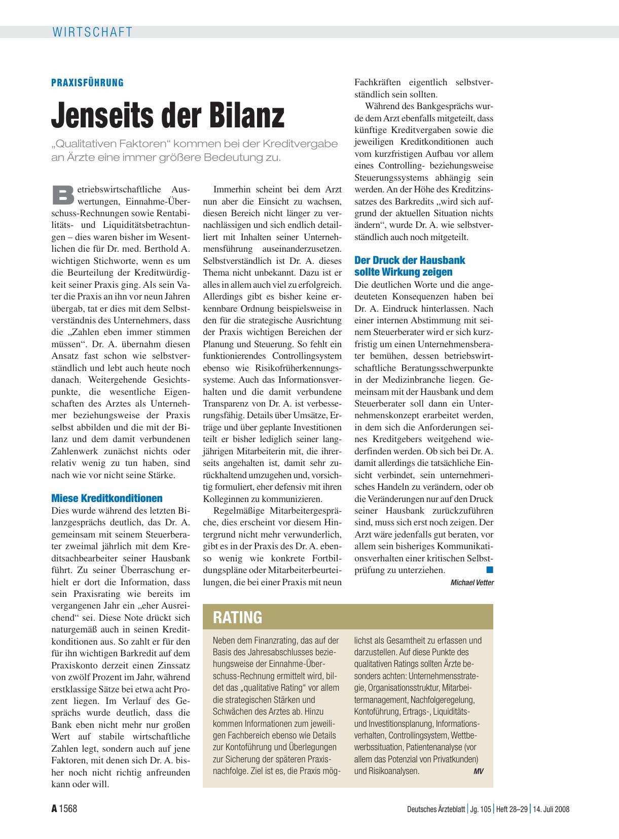 Vorschauseite 1: Rating