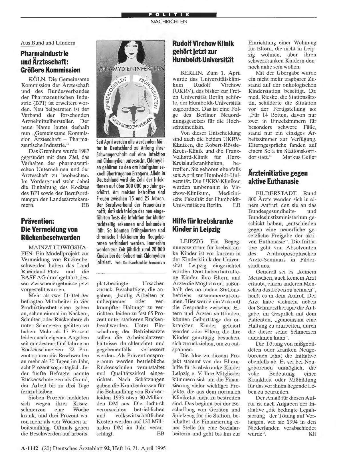 Vorschauseite 1: Chlamydieninfektion