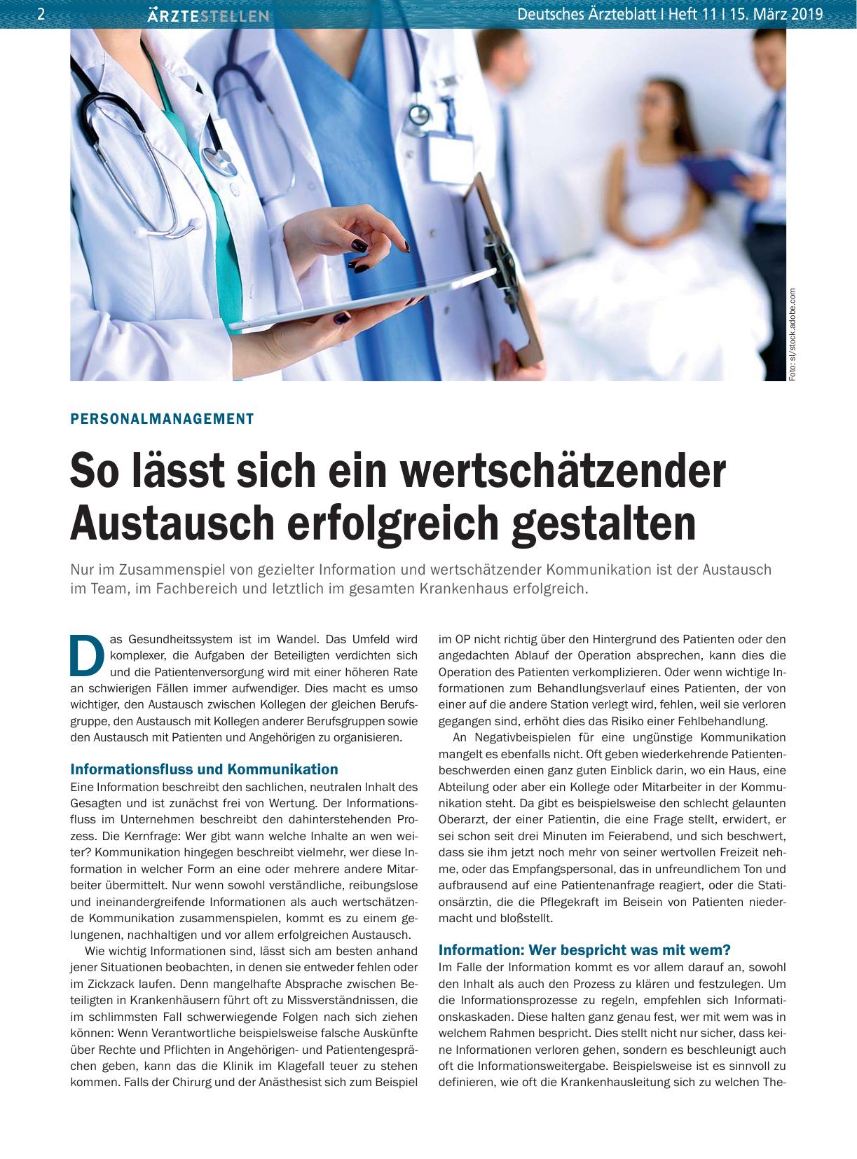 Vorschauseite 1: Personalmanagement: So lässt sich ein wertschätzender Austausch erfolgreich gestalten
