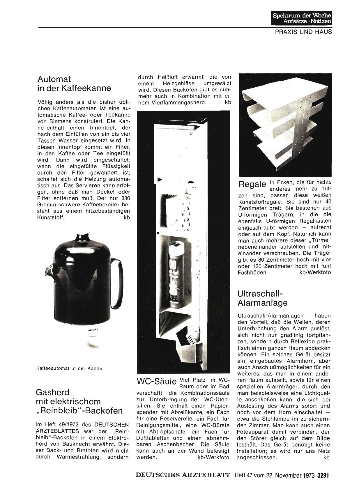 Vorschauseite 1: Automat in der Kaffeekanne