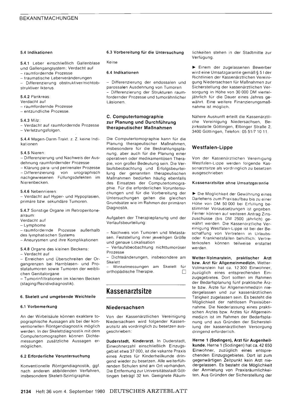 Vorschauseite 1: Kassenarztsitze