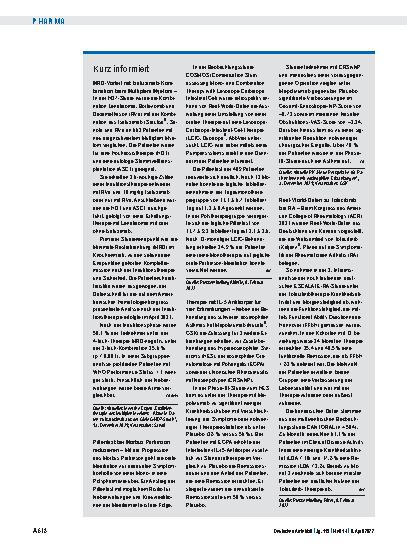 Vorschauseite 1: Kurz informiert