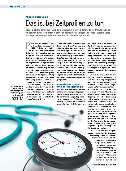 Vorschauseite 1: Plausibilitätsprüfungen: Das ist bei Zeitprofilen zu tun