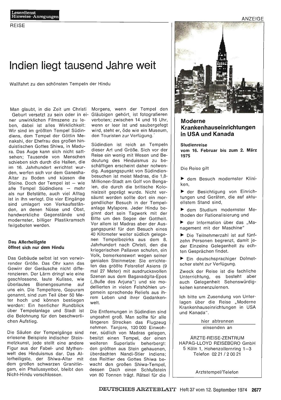 Vorschauseite 1: Indien liegt tausend Jahre weit