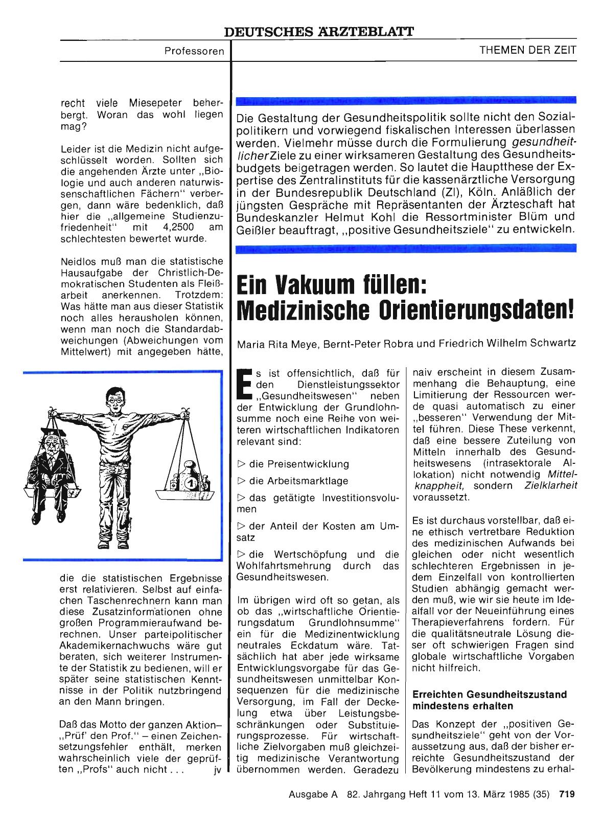 Vorschauseite 1: Ein Vakuum füllen: Medizinische Orientierungsdaten!