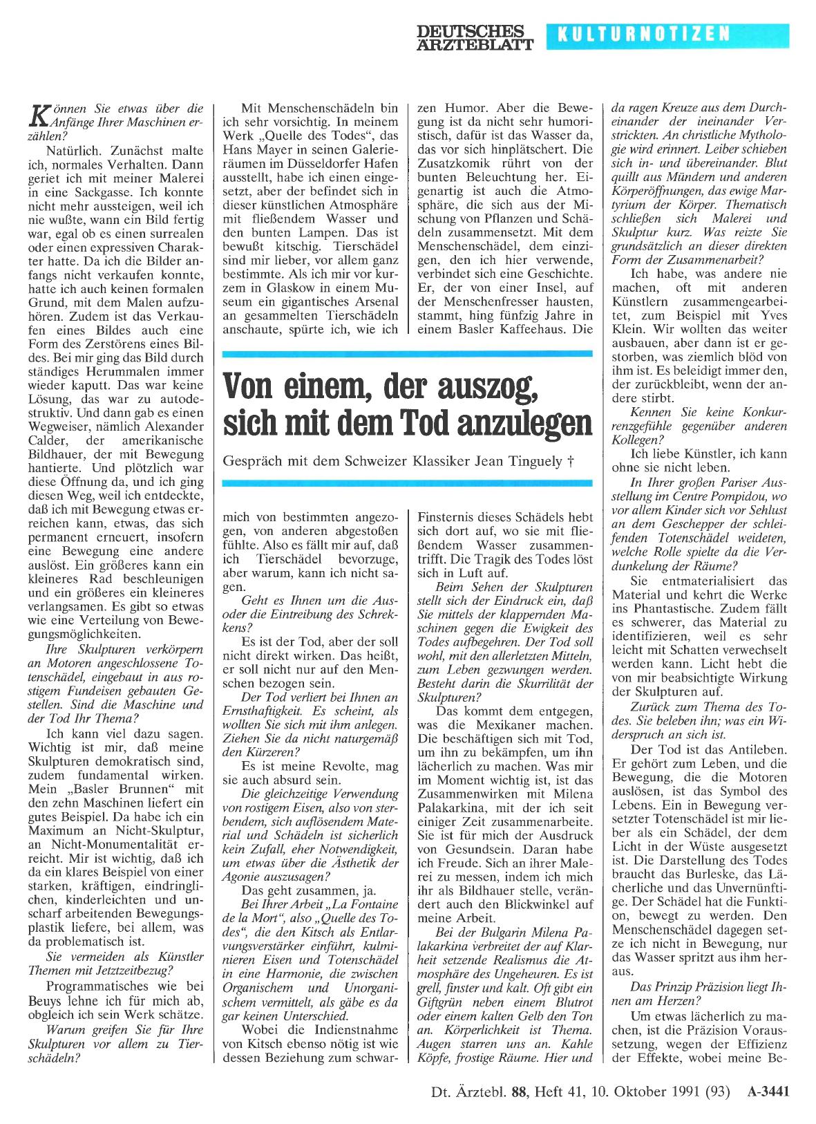 Vorschauseite 1: Von einem, der auszog, sich mit dem Tod anzulegen