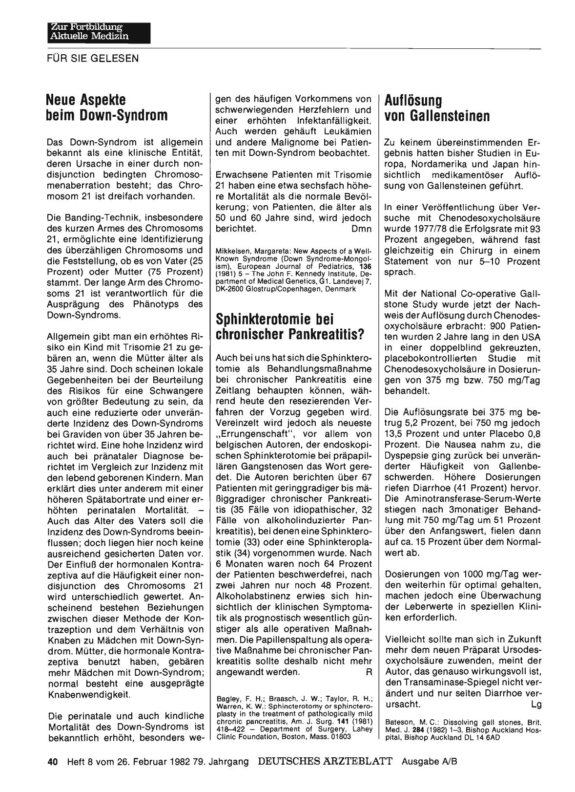 Vorschauseite 1: Neue Aspekte beim Down-Syndrom