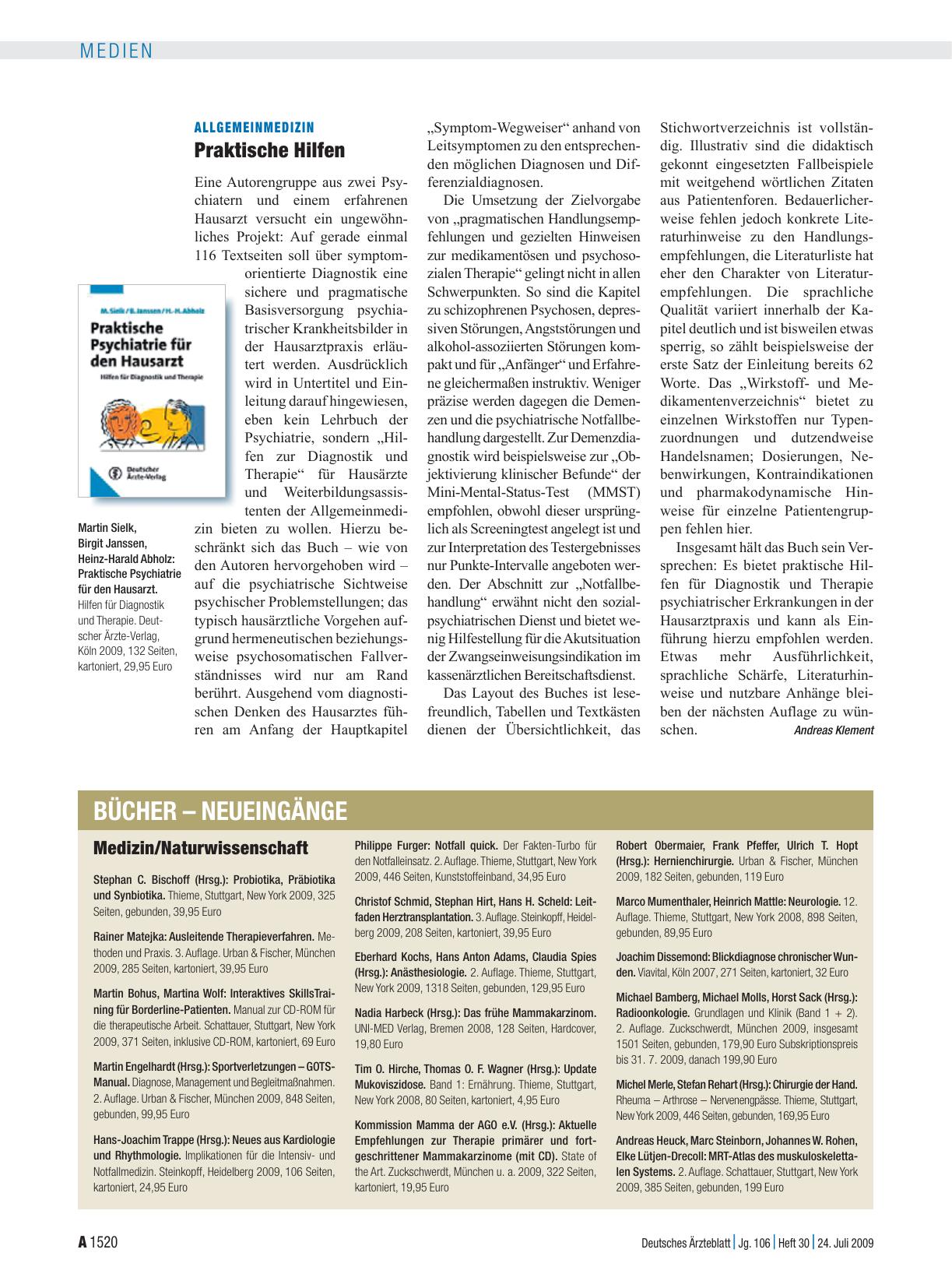 Vorschauseite 1: Allgemeinmedizin: Praktische Hilfen