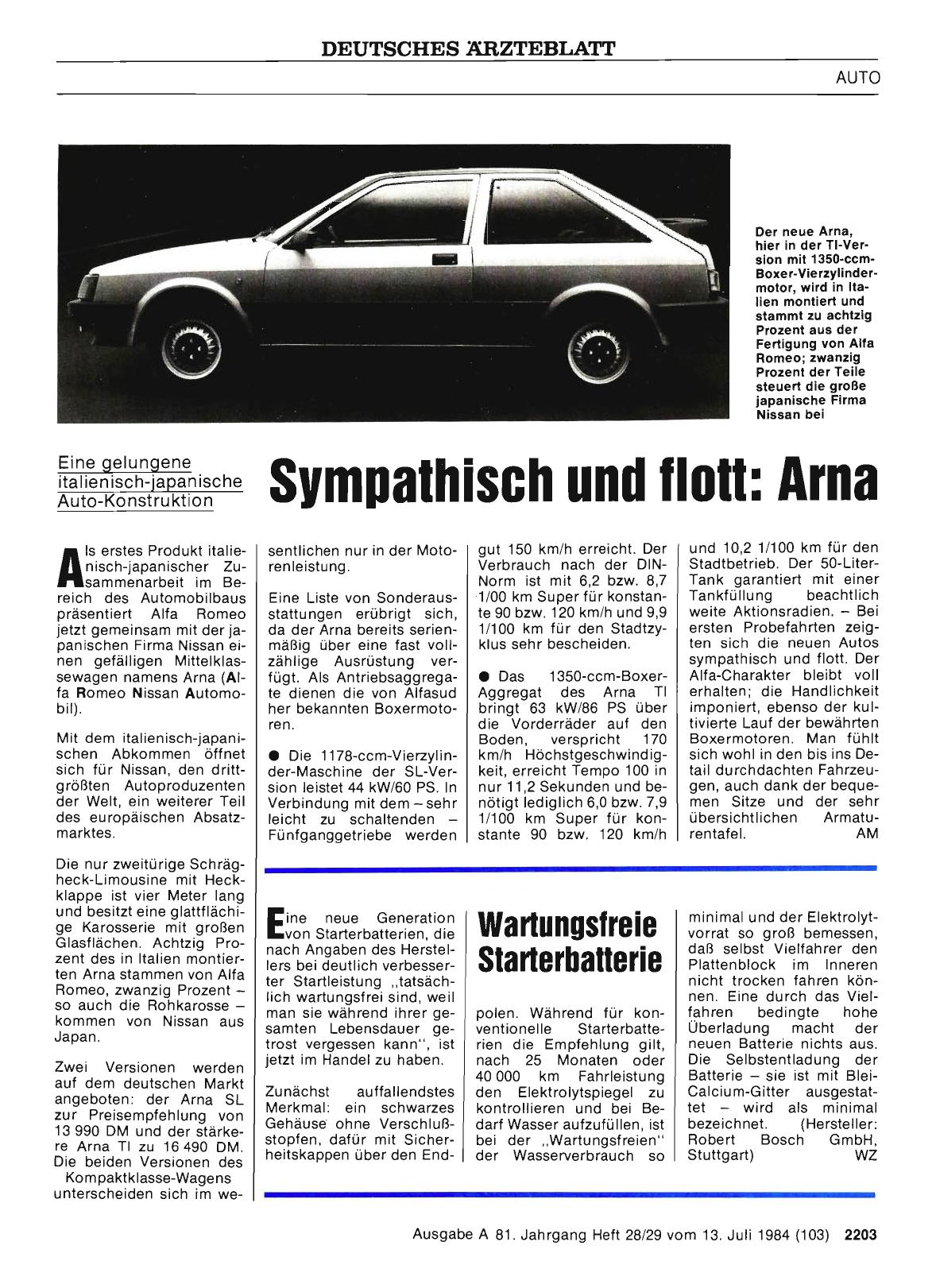 Vorschauseite 1: Wartungsfreie Starterbatterie