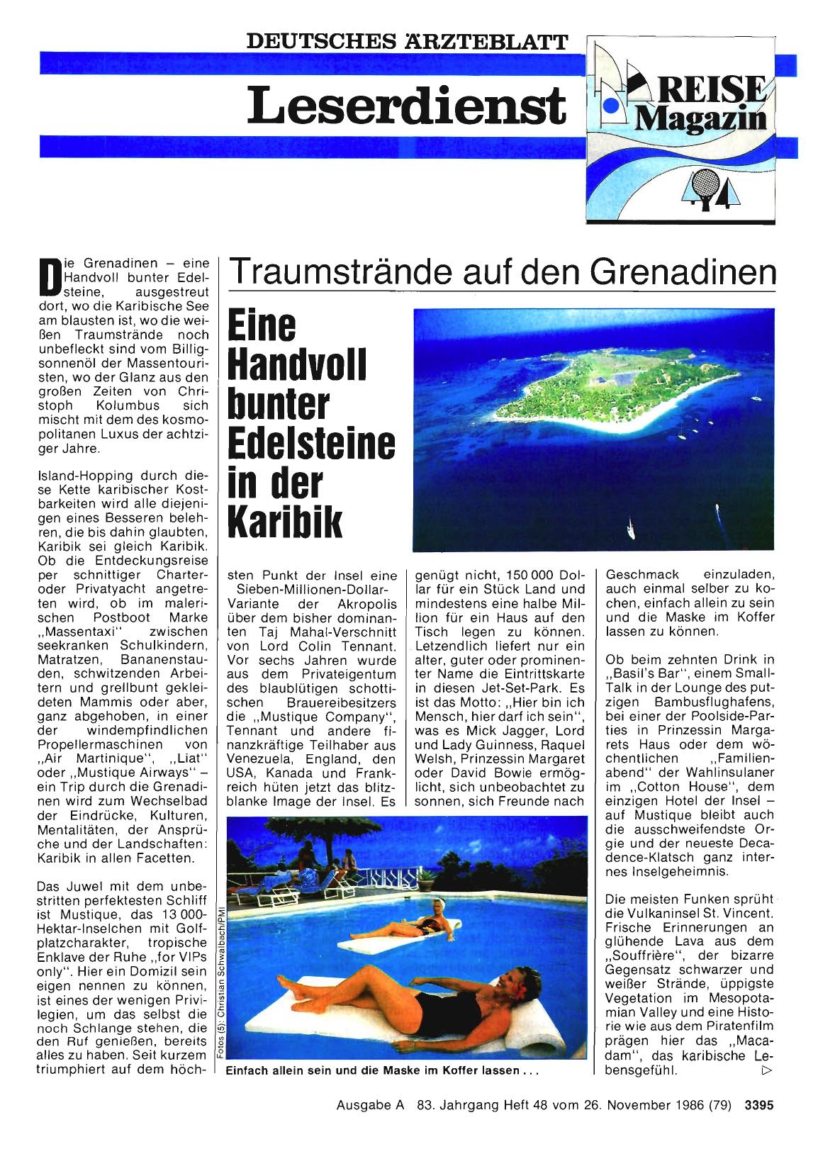 Vorschauseite 1: Traumstrände auf den Grenadinen: Eine Handvoll bunter Edelsteine in der Karibik