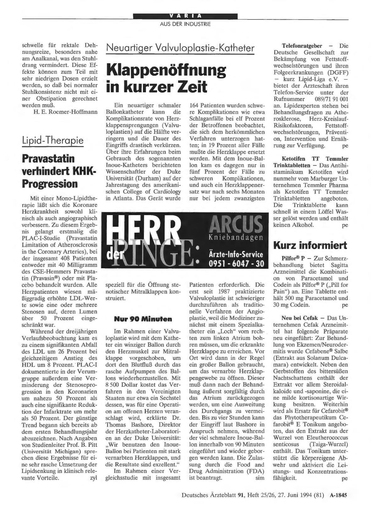 Vorschauseite 1: Kurz informiert