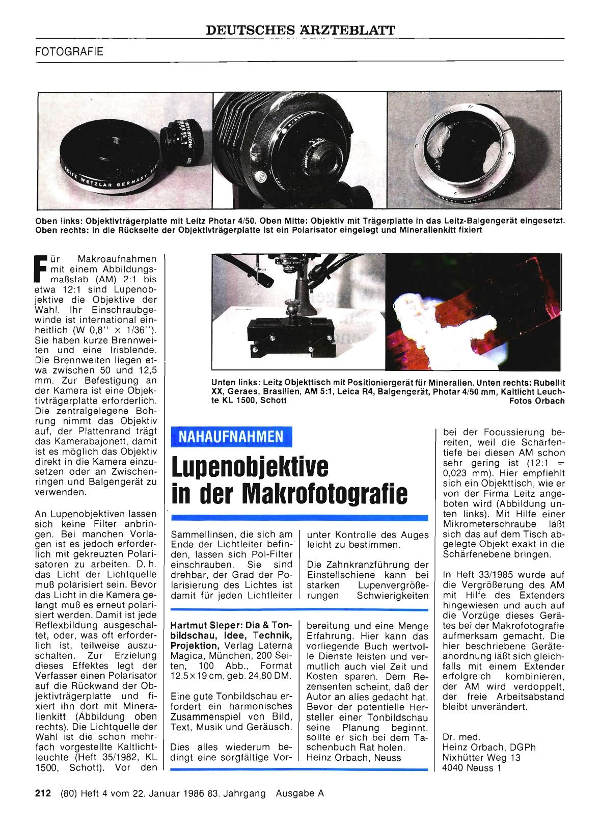 Vorschauseite 1: Nahaufnahmen: Lupenobjektive in der Makrofotografie