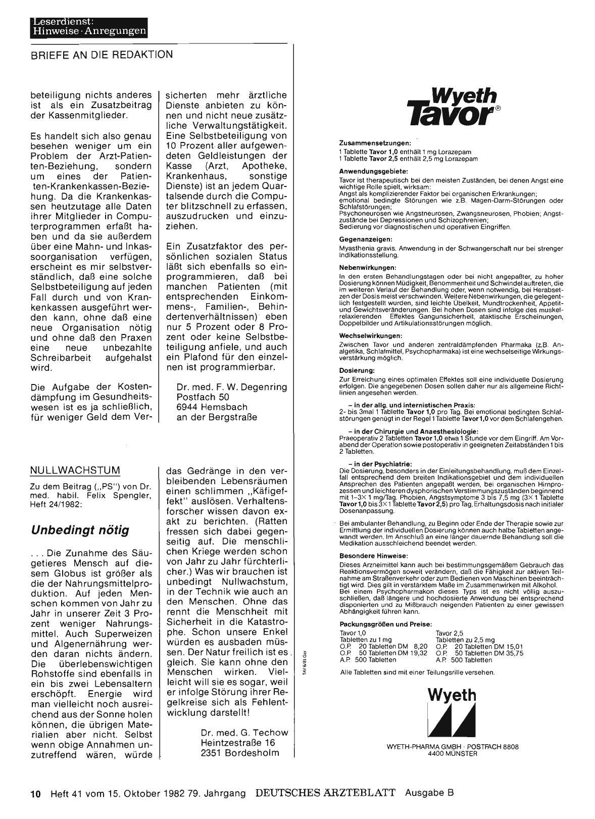 Vorschauseite 1: NULLWACHSTUM: Unbedingt nötig