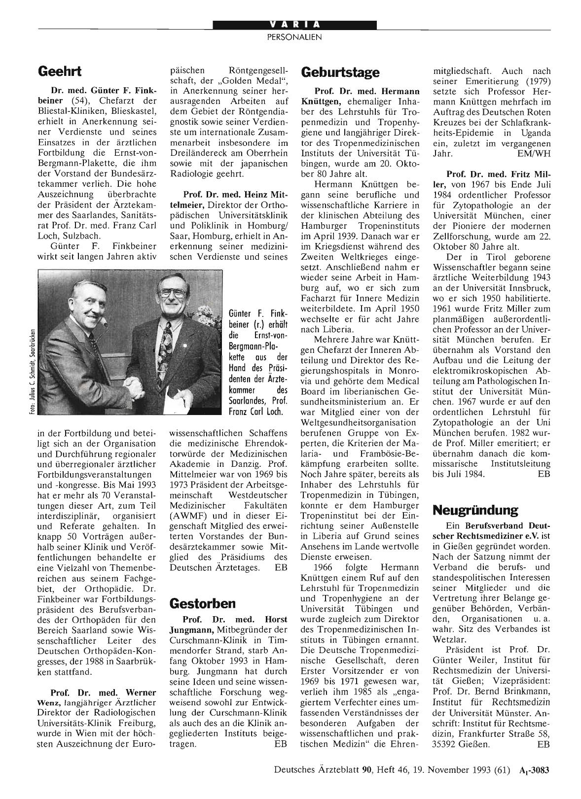 Vorschauseite 1: Geburtstage