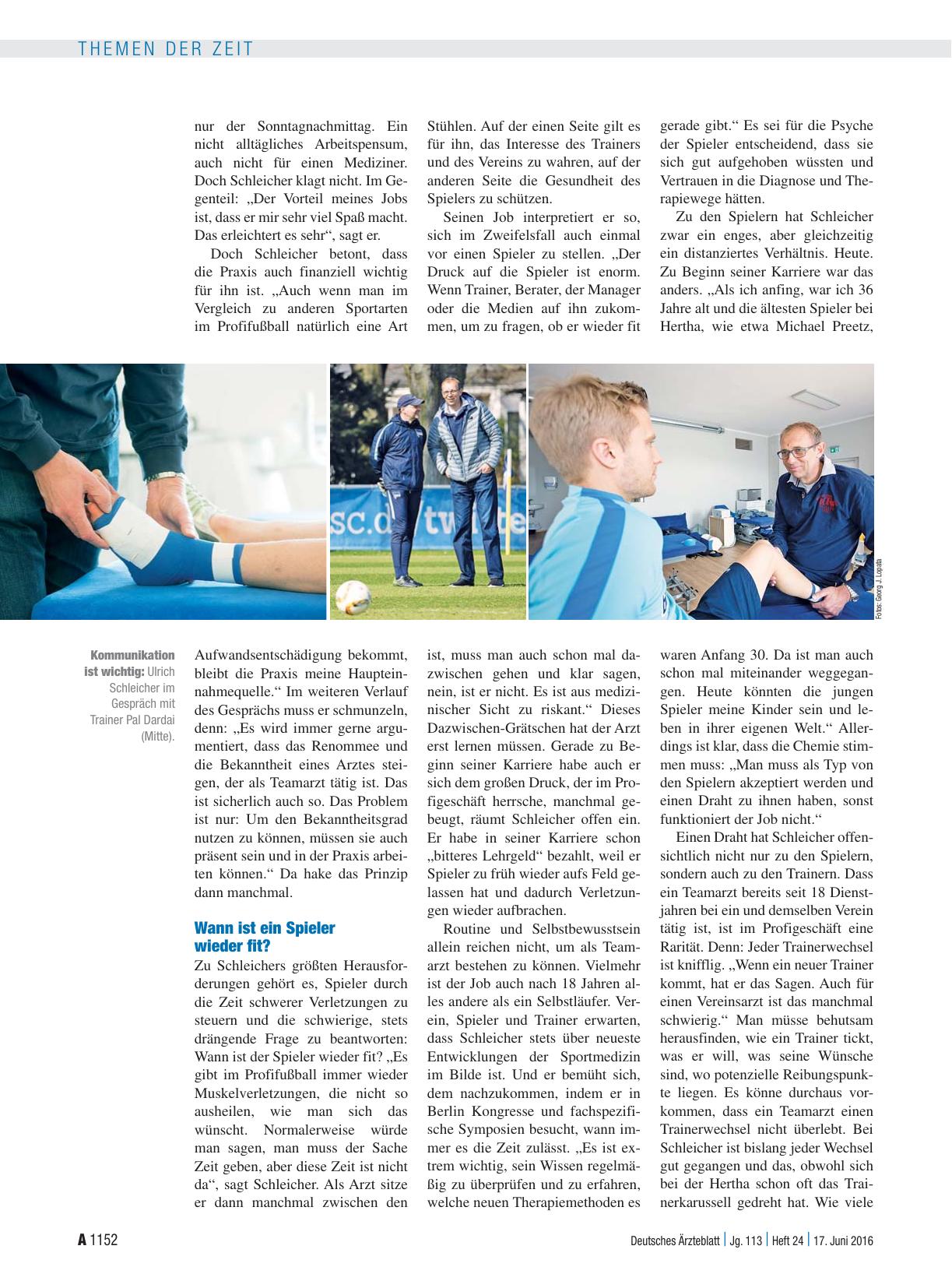 Vorschauseite 3: Teamarzt bei Hertha BSC: „Es ist eine Leidenschaft, von der man nicht loskommt“