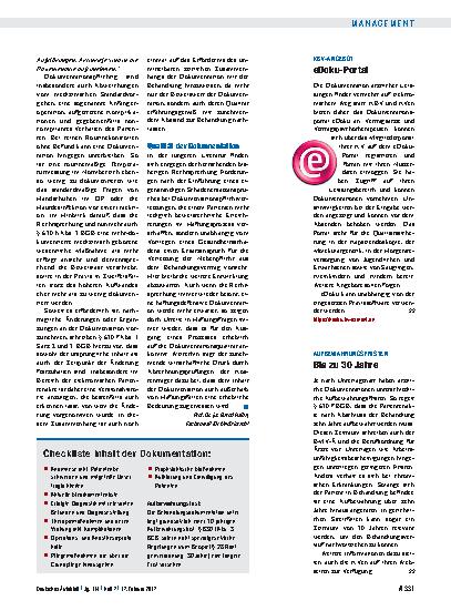 Vorschauseite 1: KBV-Angebot: eDoku-Portal