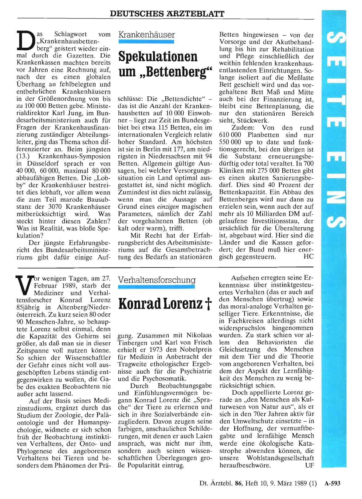 Vorschauseite 1: Krankenhäuser: Spekulationen um „Bettenberg“