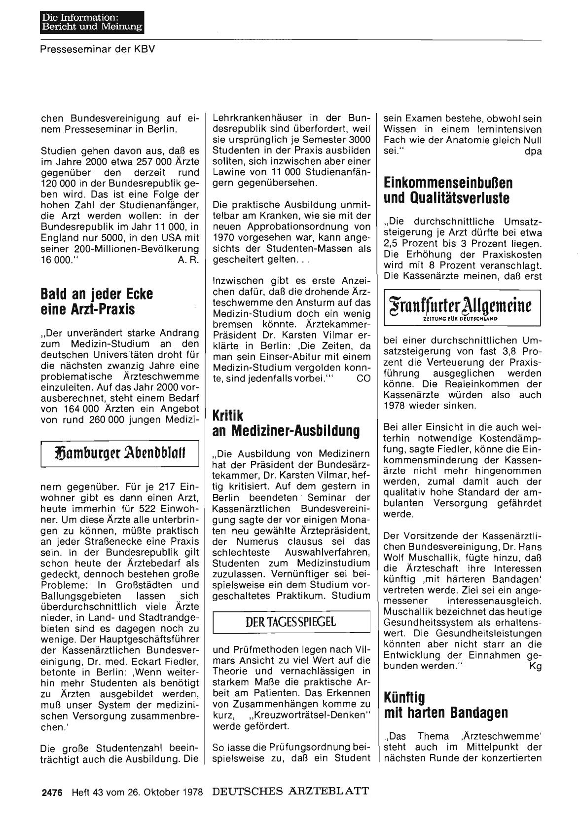 Vorschauseite 1: Künftig mit harten Bandagen