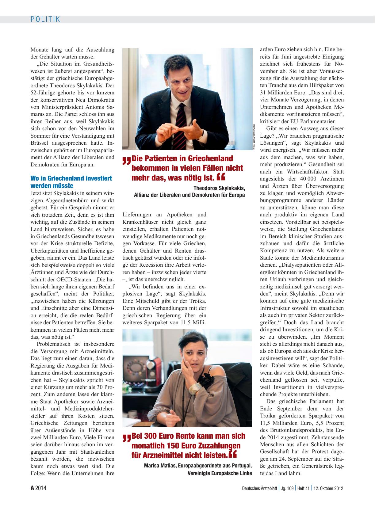 Vorschauseite 2: EU-Finanzkrise und die Folgen: Am Ende bezahlen die Kranken