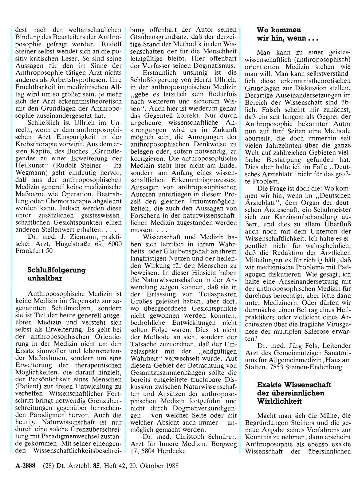 Vorschauseite 1: Wissenschaftsanspruch der Anthroposophie – Zwischen Heilkunst und Heilslehre: Schlußfolgerung unhaltbar