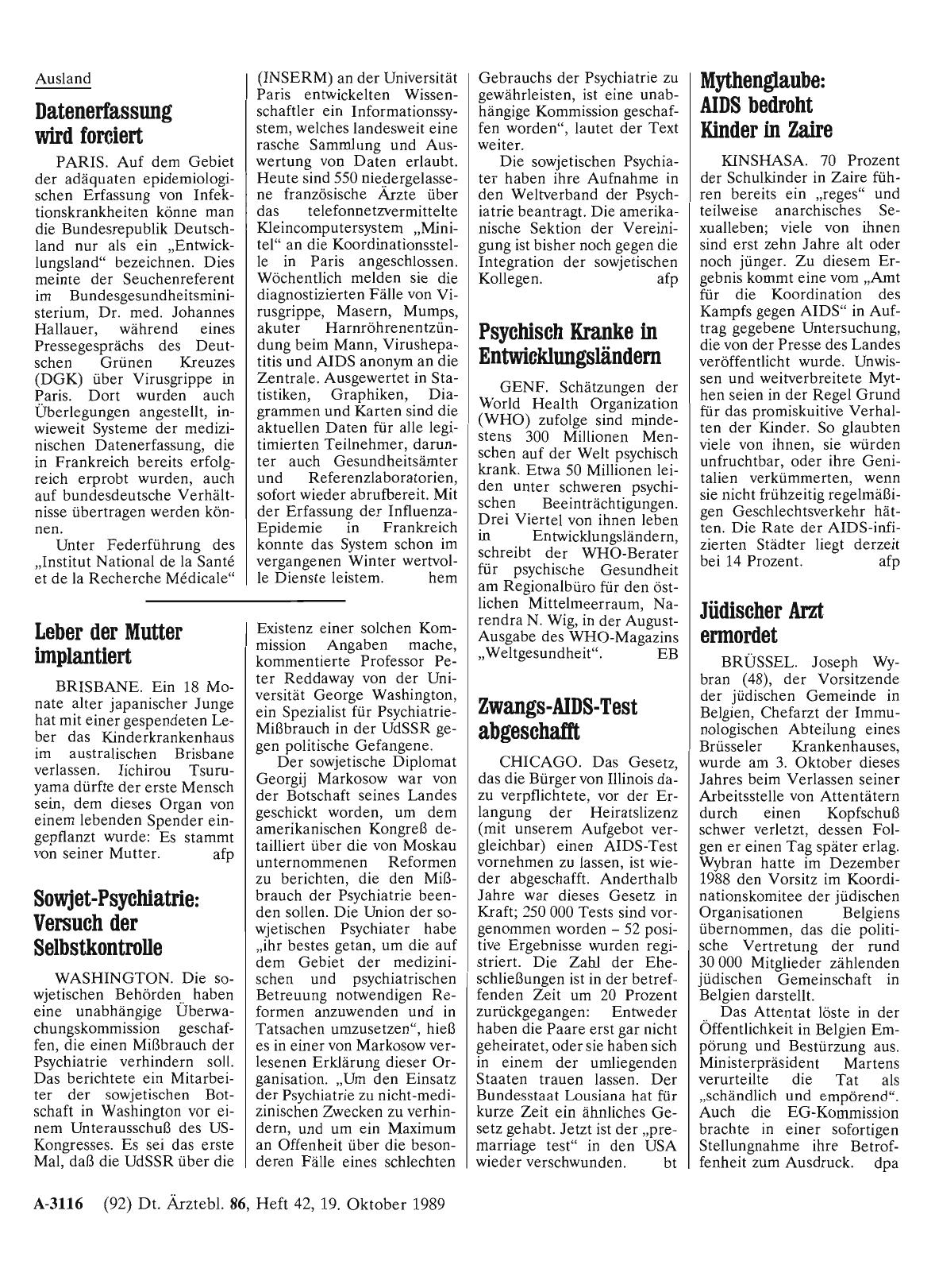 Vorschauseite 1: Jüdischer Arzt ermordet