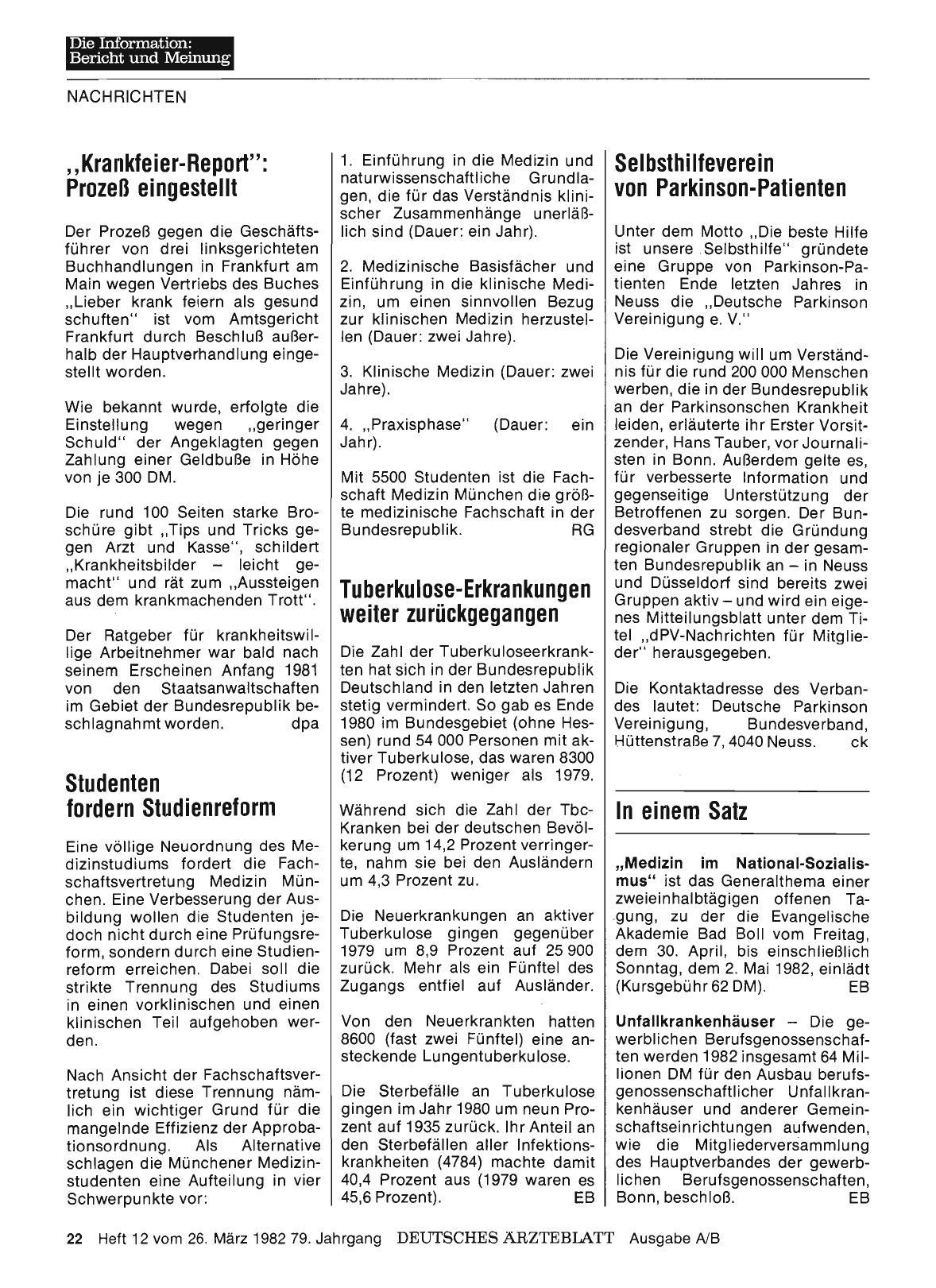 Vorschauseite 1: Studenten fordern Studienreform