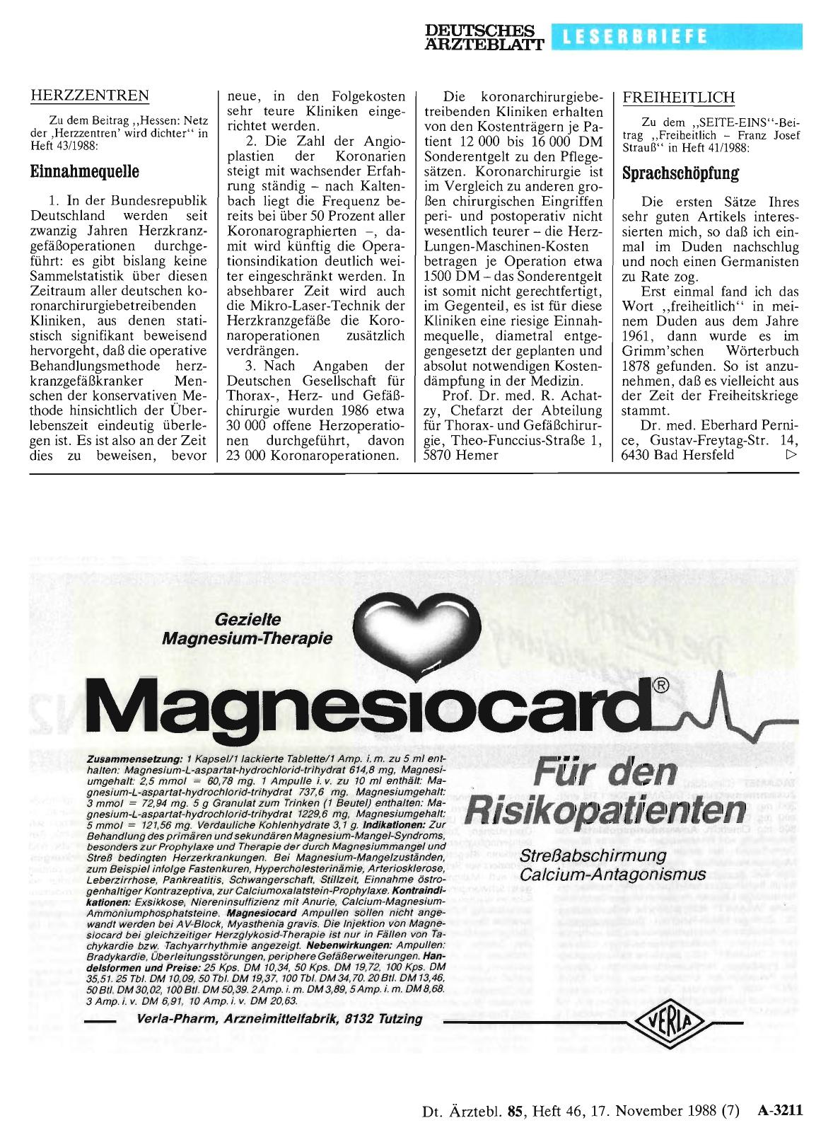 Vorschauseite 1: HERZZENTREN: Einnahmequelle